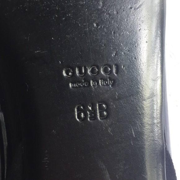 GUCCI🇮🇹 suede& patent leather flats - Picture 7 of 11